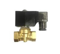 PU-10 0~1bar 2/2 Way Direct Acting NC Brass G1/2" Bsp Water, Oil, Air Solenoid Valve FKM Seal Orifice 10mm(DC 24V)
