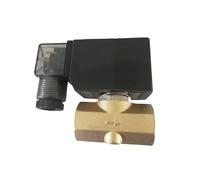 PU-10 Wiring Type 0~1bar 2/2 Way Direct Acting NC Brass G1/2" Bsp Water, Oil, Air Solenoid Valve FKM Seal Orifice 10mm(AC 110V)