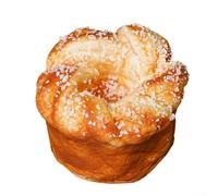 PU Artificial Bread for Bakery Displays and Educational Tools Realistic Simulation for Photography and Decor (C)