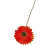 PU Artificial Gerbera for daisy 38cm Realistic Bendable for stem(Orange)