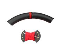 PU Artificial Leather Car Steering Wheel Cover For Opel For Mokka 2012-2019 For Insignia 2008-2013 Breathable(RedMark RedThread)