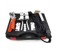 PU Belt Welding Kit 150W, Polyurethane Conveyor Belt Joining Tool Set with Angle Cutting Pliers, Belt Welding Clamp and Heating Iron, Round Belt & V-Belt Repair Kit, 220V
