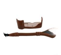 PU Camera Case Base For Olympus E-P7 Compact Protective(light brown)