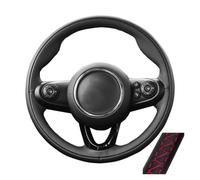 PU Car Steering Wheel Cover Car Steering Wheel Cover Customized Anti-Slip Microfiber For Cooper For Coupe For Clubman For Countryman Accessories(Red)