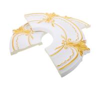 PU Ceiling Medallion for Light Fixtures and Ceiling Fans, Golden 31x31x2cm | Ornate Modern Design, Hides Wires, Matches Standard Bases, No Drilling, Suits Apartment or Office Ceilings