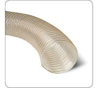 PU Clear Flexible ducting Hose, 125mm Dia. x 10m Long, for dust, Fume, Vapour and woodwaste Extraction, Ventilation Pipe