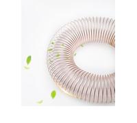 PU Clear Flexible ducting Hose, 39.4in Soft Tubing PU Polyurethane Duct Hose,Non-Crush Flexible Air Tube, for Exhaust, for School, Home(200mm/0.93mm)