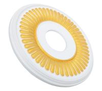 PU Decorative Ceiling Molding Ring with Snap-in Installation | Lightweight Ornate Trim Ring, for Renovation Projects and Apartment Ceilings Covers Canopy and Electrical Wiring