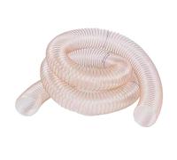 PU Ducting Flexible Hose, 20mm Internal Diameter Retractable Vacuum Hose Clear 3.3-21.33ft for Dust Extraction(L580cm/19.03ft)
