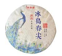 Pu-Erh tea,2023,冰島春尖 Iceland Spring Tip,Pure Ancient Tree Material,357g,Raw