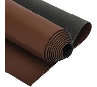 PU Fabric Leather 1 Yard 54" x 36", 1.25mm Thick Faux Synthetic Leather Material Sheets for Upholstery Crafts, DIY Sewings, Sofa, Handbag, Hair Bows Decorations (Coffee)