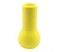 PU Fishing Rod Butt Cushions with 8mm EVA Padding for Big Fish Battles, suitable for All Rod Types - Rod Rest & Holder Accessory(Yellow)
