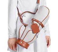 PU Golf Bag - Golf Ball Holder, Elastic T-Shirt Case, Durable Shoulder Strap with Soft Leather Finish | Lightweight Shoulder Bag for Men Women Training Tournament