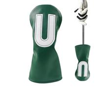 PU Golf Headcovers - 46cm Waterproof Leather Headcover Scratch Resistant Club Protector | Numbered Woods Irons Drivers Hybrid Set for Golf Courses, Outdoor Sports Accessories, Durable Gears