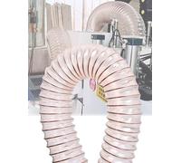 PU Hose with Copper-Plated Steel Wire, 80Mm Inner Diameter, Thick Puncture-Resistant Vac Hose, 1M LengthFlexible Dust Collection Hose(2mm)
