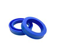 PU Hydraulic Cylinder Seal 2 Pcs Polyurethane UN Type Universal Shaft Hole Hydraulic Oil Seals Blue Multiple Sizes(7x14x7mm)