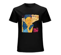 PU KOU The Soul Mining O-Neck 100% Cotton Short Sleeve Unisex T-Shirt XXXL Black
