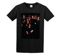 PU KOU Tombstone Painting Doc Holliday Wyatt EARP Movie Unisex 100% Cotton Short-Sleeve T-Shirts Black XXL
