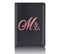 PU Leahter Passport Cover Honeymoon Card Holder for Women Men Travel Fashion Lover Couple Weddings Gift Leather Passport Holder Family