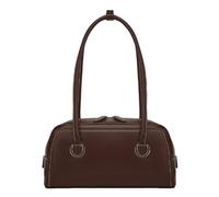 PU Leather All-Match Shoulder Bag Large Capacity Tote Versatile Handbag (Coffee)