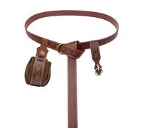 PU Leather Belt Potion Bottle Belt Bag Skirt Hikes Waist Bag Medieval Renaissances Costume Set Halloween Accessories Pu Leather Belt Potion Bottle Medieval Cosplay Set Belt Bag for Halloween Party