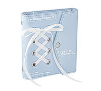 PU Leather Binder Journal Small Refillable Notebook With Colorful Page 5 Rings Binder Clip Card Pocket And Pen Slot Colorful Pages Notepads