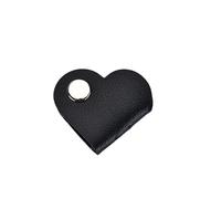 PU Leather Cable Keeper Heart Shape Cord Organiser for Managing Earphone Wire Electronic Accessories Multiple Color Portable Cable Tie Keeper