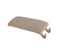 PU Leather Car Armrest Latch Cover Center Console Storage Box Cover Compatible With A4 S4 Horizon C5 2000-2006 4B0864245AG(Nom de couleur: Beige)