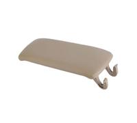 PU Leather Car Armrest Latch Cover Center Console Storage Box Lid Compatible With A4 S4 A6 C5 2000-2006 4B0864245AG(Color Name: Beige)