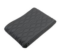 PU Leather Car Armrest Mat Center Console Arm Rest Protection Cushion Auto Armrests Storage Box Cover Pad Chair armrests(Black1)