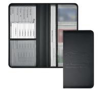 PU Leather Car Document Holder, Vehicle Registration Insurance Folder, Water-Resistant Auto Title Protector Case Auto Insurance File Protector