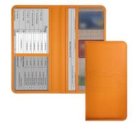 PU Leather Car Document Holder, Vehicle Registration Insurance Folder, Water-Resistant Auto Title Protector Case Auto Insurance File Protector