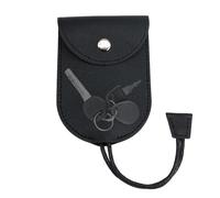 PU Leather Car Key Covers,Pull Type Key Cover Case Holder - All-Around Protection Vehicle Holder, Not Easy To Pull Down Handmade Bag for Work Business Trip Shopping