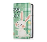 Pu Leather Car Registration and Insurance Holder Men Women Essential Car Wallet Case for Cards, Essential Document Driver License Easter Day Mr & Mrs, Easter day Mr & Mrs, One Size