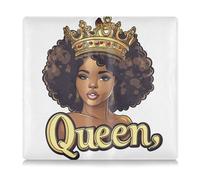 Pu Leather Car Registration & Insurance Card Holder Men Women Truck Accessories for Cards, Essential Document Driver License Afro Queen Crown Graphic Art