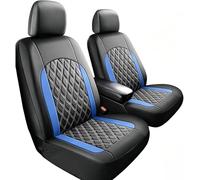 PU Leather Car Seat Covers for BYD Song Plus 2021-2026,A/BlackBlue-2seat