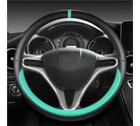 PU Leather Car Steering Wheel Cover For Fit For Jazz For City 2009-2013 For Insight 2010-2014 For Civic 2004-2014 Car Accessories Steering Wheel Cover(GREEN)