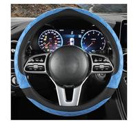 Pu Leather Car Steering Wheel Cover For Mercedes For Ben For AMG 38cm Models A C For CLA E GLA GLC GLE S B CLS Class(BLUE O)