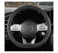 Pu Leather Car Steering Wheel Cover For Mercedes For Ben For AMG 38cm Models A C For CLA E GLA GLC GLE S B CLS Class(BLACK D)