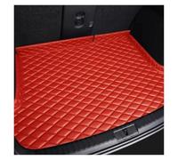 PU Leather Car Trunk Mats Interior Accessories For Toyota For Prius 2006-2011 Auto Boot Liner(RED)