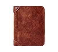 PU Leather Card Holder, Card Holder, Portable RFID Blocking Wallet, Credit Card Holder, Lightweight Short Wallet for Men, Wallet for Credit Cards, brown, Loseblattversion, See description