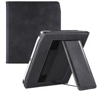 PU Leather Case Compatible with Pocketbook Era/Era Color 7'' PB700, Folding Stand Folio Cover with Hand Strap Auto Sleep(Rock Black)