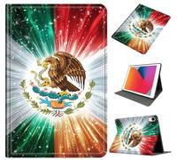 PU Leather Case for iPad Air 11 Inch (M3/M2 2025/2024)/for iPad Air 10.9" 5th/4th Gen (2022/2020), Slim Stand Cover with Auto Wake/Sleep Shockproof Durable Case for Men Women, Mexican Flag