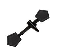 PU Leather Closure Buttons, Leather Resin Toggle Buttons 2-Hole 19.5CM for Coats Black Brown Pack of 5 Or 10 Pairs(Black,About 19.5CM Long 5 Pair)
