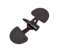 PU Leather Closure Buttons, Resin and PU Leather Toggle Buttons Pack of 10 Multicolor Multiple Sizes(Brown,5#16CM)