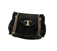 PU Leather Color Crossbody Bag with Metal Decoration Adjustable Chain Strap Shoulder Bag Large Underarm Purse PU Leather Crossbody