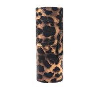 PU Leather Cosmetic Cup Holder Case Portable Travel Buckle Makeup Brush Pen Empty Storage Box Organizer No.06