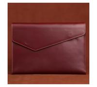 PU leather document pouch, PU Leather A4 Document Holder Envelope File Folder Bag Multicolor 33x23x2.5cm(Colour 3)