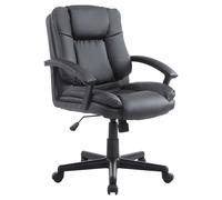 PU Leather Executive Office Chair-Black