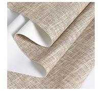 PU Leather Fabric 54" x 39" Linen Faux for Sofa Repair Sewing Crafting DIY Projects ((Light Grey,1.38X4m)